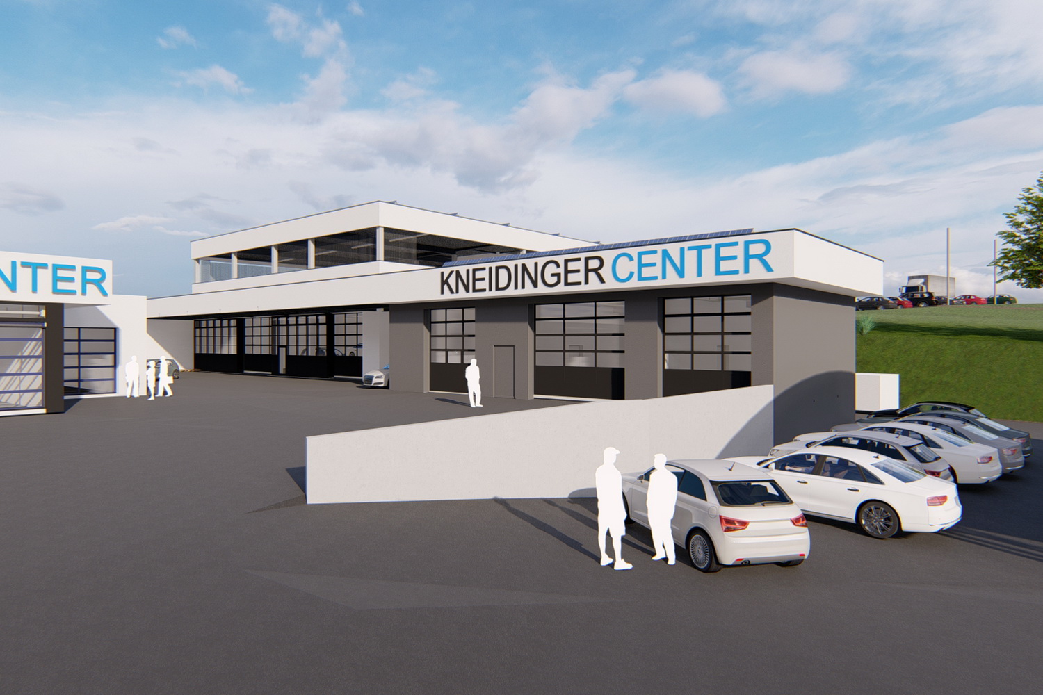 Rendering Kneidinger Center Rohrbach - Mastaplan GmbH