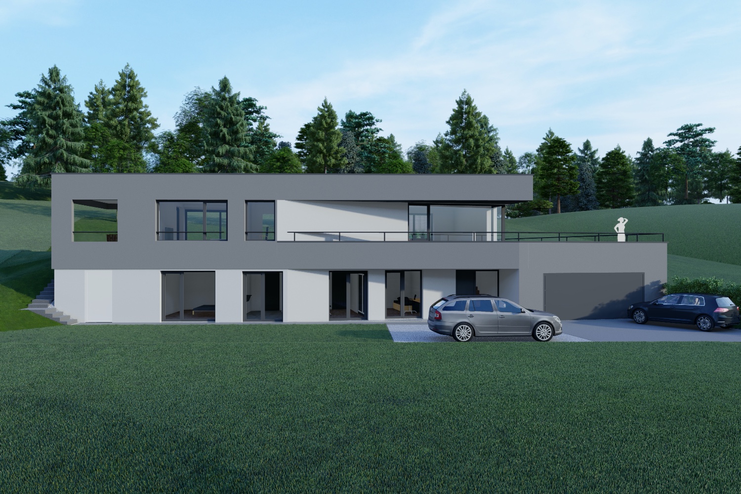 Visualisierung EFH PAÜ Mastaplan GmbH Wels - Rohrbach Visualisierung EFH PAÜ Mastaplan GmbH Wels - Rohrbach