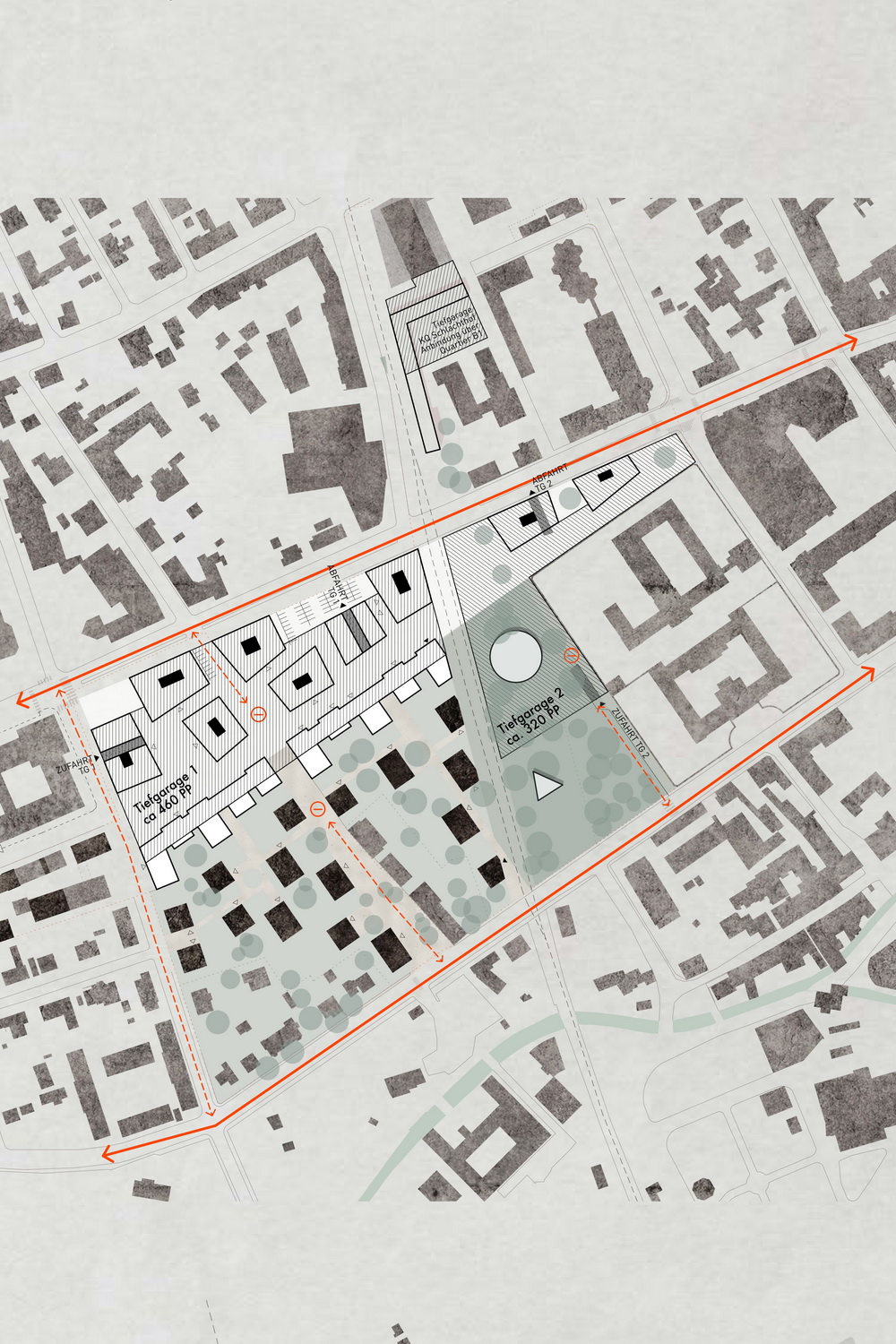 Wettbewerb Lokalbahnhof Wels, Details - Mastaplan GmbH und Mia2
