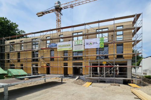 Baufortschritt Wohnbau Hygge Wels